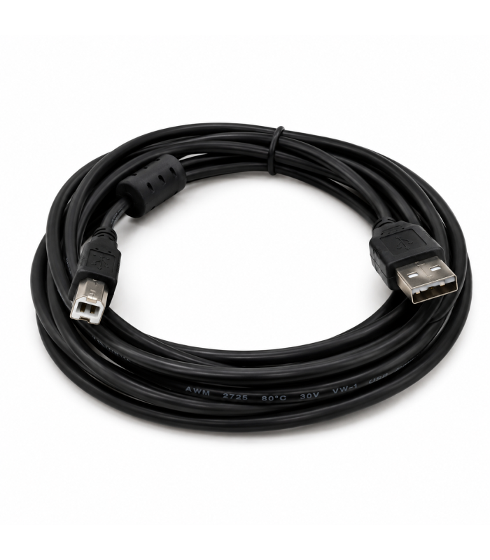 USB 2.0 Printer Cable 1.5M - USB Type-A to USB Type-B Male USB 2.0 Printer Cable 1.5M - USB Type-A to USB Type-B Male