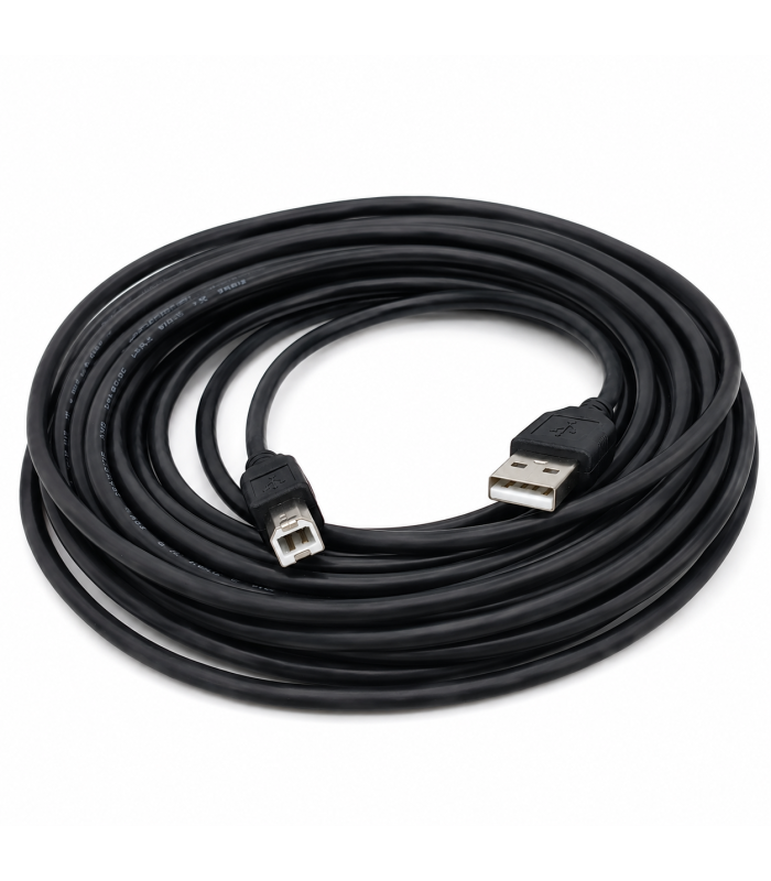 USB 2.0 Printer Cable 10M - USB Type-A to USB Type-B Male