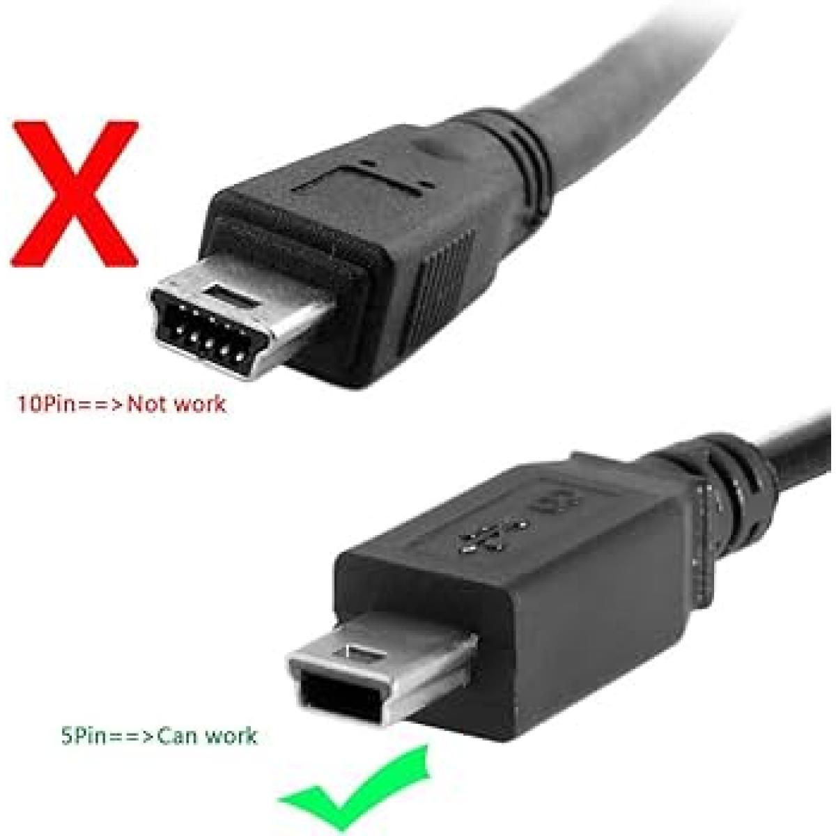 USB 2.0 Cable USB Type-A to Mini USB 5-Pin Male 1M USB 2.0 Cable USB Type-A to Mini USB 5-Pin Male 1M