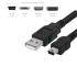 USB 2.0 Cable USB Type-A to Mini USB 5-Pin Male - Data & Charging Cable 30cm USB 2.0 Cable USB Type-A to Mini USB 5-Pin Male - Data & Charging Cable 30cm