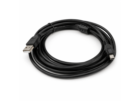 USB 2.0 Cable USB Type-A to Mini USB 5-Pin Male 3M