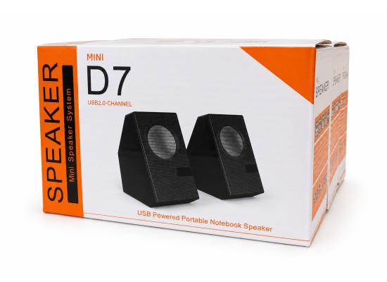 Multimedia Speakers SG-D7 Mini Multimedia Speakers - 2.0 Channel, Volume Control