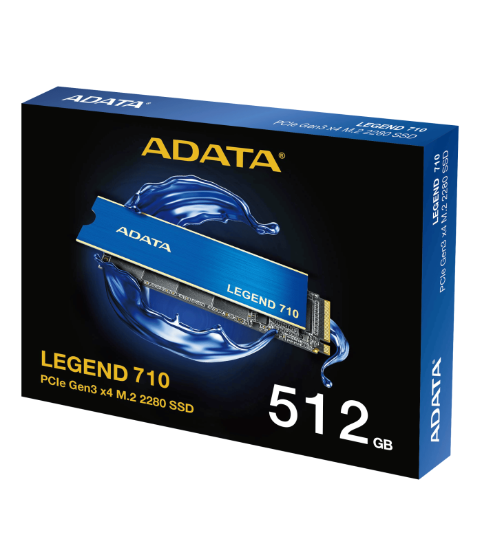 ADATA LEGEND 710 512GB PCIe Gen3 x4 M.2 2280 SSD ADATA LEGEND 710 512GB PCIe Gen3 x4 M.2 2280 SSD