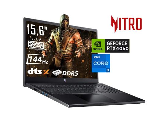 Acer Nitro V 15 - ANV15-51-791W 13Gen Intel Core i7 10-Cores w/ DDR5 Memory & Nvidia RTX 4060 8GB & 165Hz Display - Black