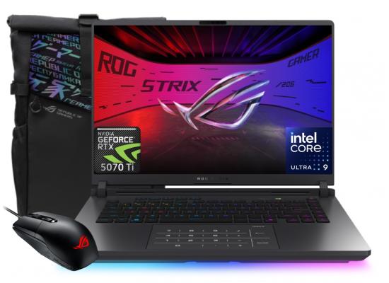 ASUS ROG Strix G16 - G615LR (2025) | Intel® Core™ Ultra 9 275HX | NVIDIA® GeForce RTX™ 5070 Ti GPU 12GB GDDR7 | 32GB DDR5 | 16-inch FHD+ 165Hz IPS-level | Eclipse Gray