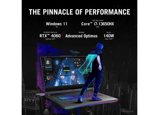 ASUS  ROG Strix G16 |Core i7 13th Gen 13650HX | Nvidia GForce RTX 4060 8GB | 16" IPS, 165Hz | 512GB SSD | RGB Keyboard, WiFi 6