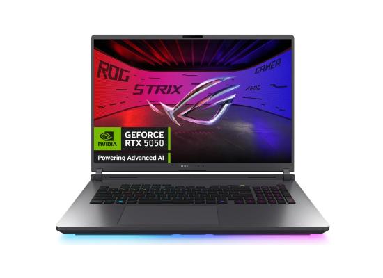 ASUS ROG Strix G18 - G815JHR (2025) | 14th Gen Core™ i7 14650HX| NVIDIA® GeForce RTX™ 5050 GPU 8GB GDDR7 | 18-inch FHD+ 144Hz IPS-level | Eclipse Gray
