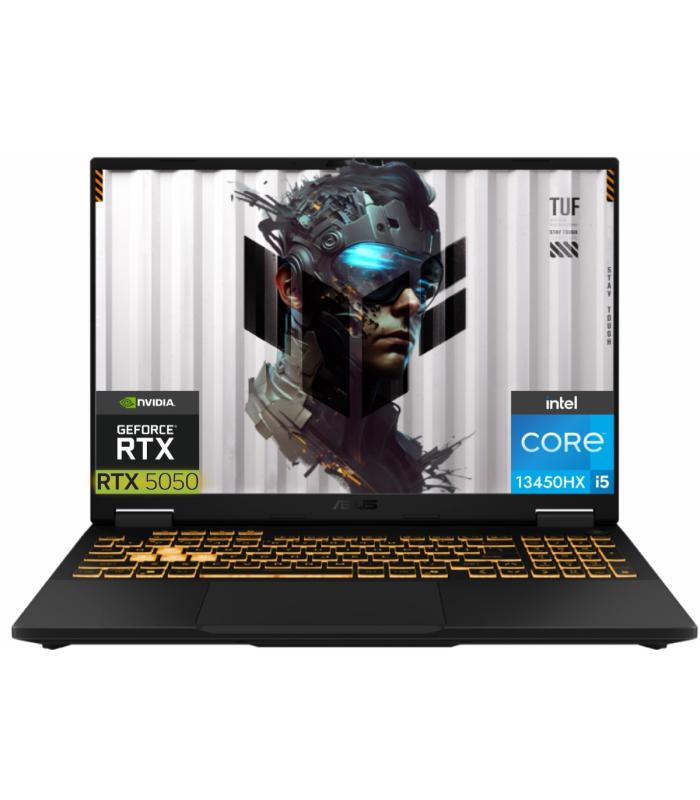 ASUS TUF F16 (FX608JH) (2025)| 13th Gen Intel® Core™ i5-13450HX | NVIDIA® GeForce RTX™ 5050 6GB-VRAM GDDR7 | 16-inch FHD+ 165Hz IPS-level |  Jaeger Gray