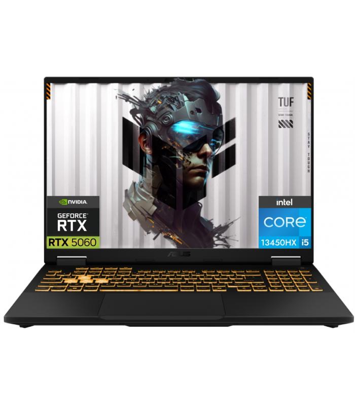 ASUS TUF F16 (FX608JH) (2025)| 13th Gen Intel® Core™ i5-13450HX | NVIDIA® GeForce RTX™ 5060 8GB-VRAM GDDR7 | 16-inch FHD+ 165Hz IPS-level |  Jaeger Gray
