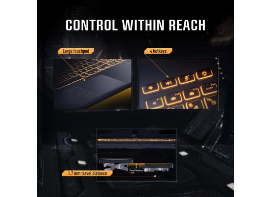 ASUS TUF Gaming F16 FX607VU |  Intel® Core™ 5 - 210H  | NVIDIA® GeForce RTX™ 4050 (6GB GDDR6-VRAM)  (194 AI TOPs) | 16-inch FHD+ 144Hz
