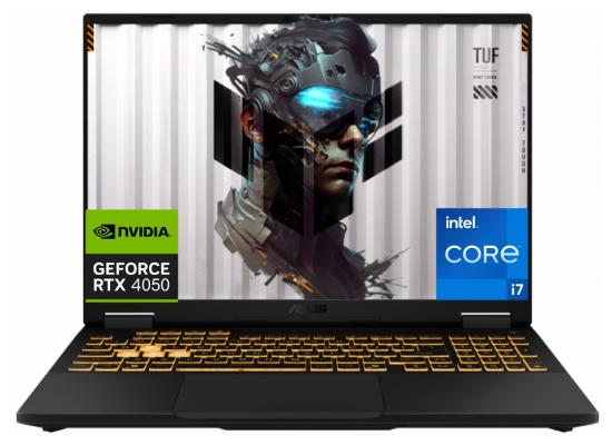 ASUS TUF Gaming F16 (FX607VU)|  Intel® Core™ i7 - 13th  | NVIDIA® GeForce RTX™ 4050 (6GB GDDR6-VRAM)| 16-inch FHD+ 165Hz
