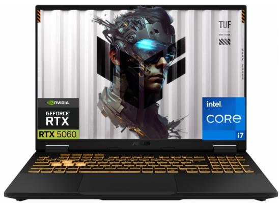 ASUS TUF Gaming F16 (FX608JMR)|  Intel® Core™ i7 14650HX - 14th  | NVIDIA® GeForce RTX™ 5060 (8GB GDDR7-VRAM)| 16-inch FHD+ 165Hz,IPS