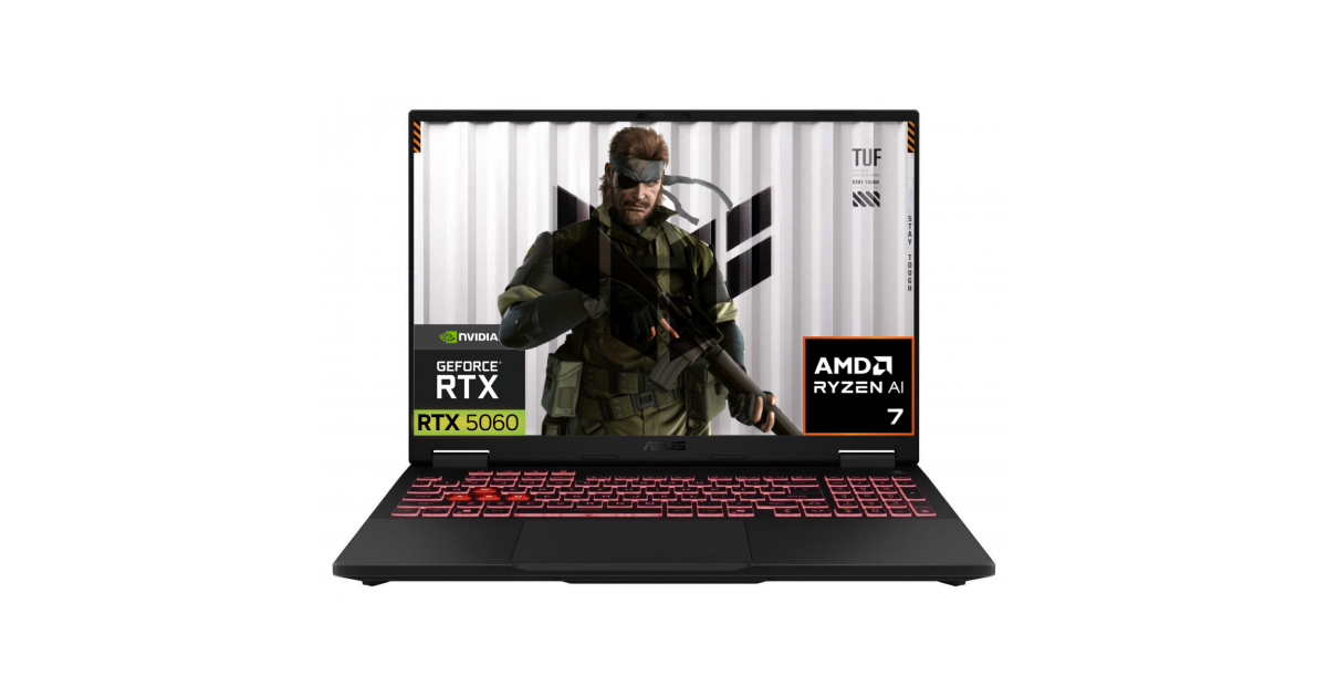 ASUS TUF Gaming A16 (FA608UM) (2025)| AMD Ryzen™ 7 260 NPU: AI