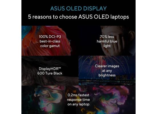 ASUS Vivobook 14 Flip Laptop – Intel Core Ultra 7 256V + Intel Arc Graphics, 16GB LPDDR5X, 512GB PCIe 4.0 SSD, 14" FHD+ OLED HDR True Black 500 Touch, Wi‑Fi 7, 70Wh Battery, Stylus Included, Windows 11 Home - Matte Gray
