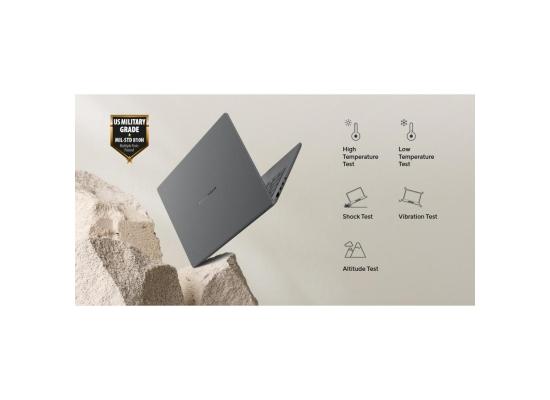 ASUS Zenbook A14 OLED | CPU: Snapdragon® X Elite (Ai -NPU: Qualcomm® Hexagon) | 16GB LPDDR5X | OLED 14" FHD+ | Windows 11 Home | Iceland Gray | Thin. Light (under 1Kg)