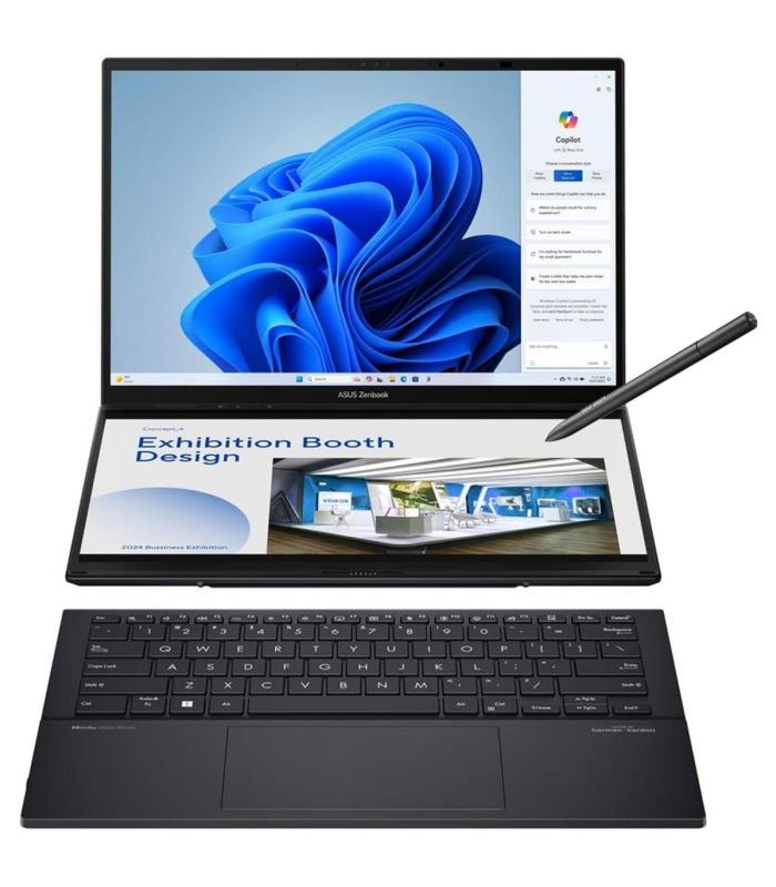 ASUS Zenbook Duo OLED | Intel® Core™ Ultra 9 Processor 185H | 32GB DDR5X  | 2TB SSD | 14.0-inch Double Screen 3K OLED | Backpack Sleeve & ASUS Pen 4 MODE STYLE | Win 11 Home