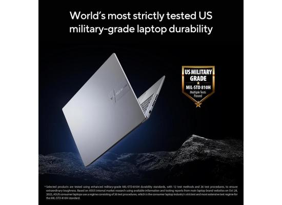 ASUS Vivobook 16 | AMD Ryzen™ 7 - 7730U| 16GB RAM DDR4 (Customized) | 512GB SSD M.2  | 16" Full HD+ ,IPS - 100% sRGB | Silver