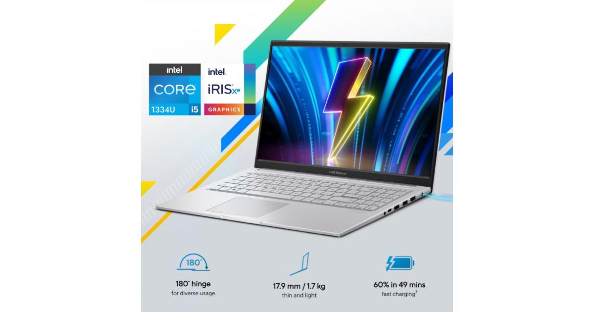 ASUS Vivobook 15 (X1504VA) | Intel® Core™ 5 120U | 8GB DDR4