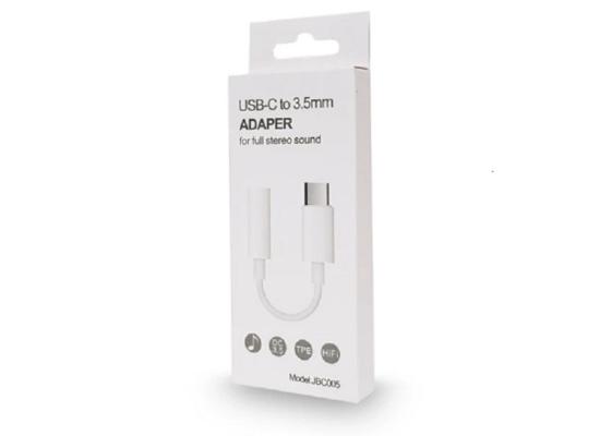 USB-C to AUX Audio jack 3.5mm JBC005 Adapter