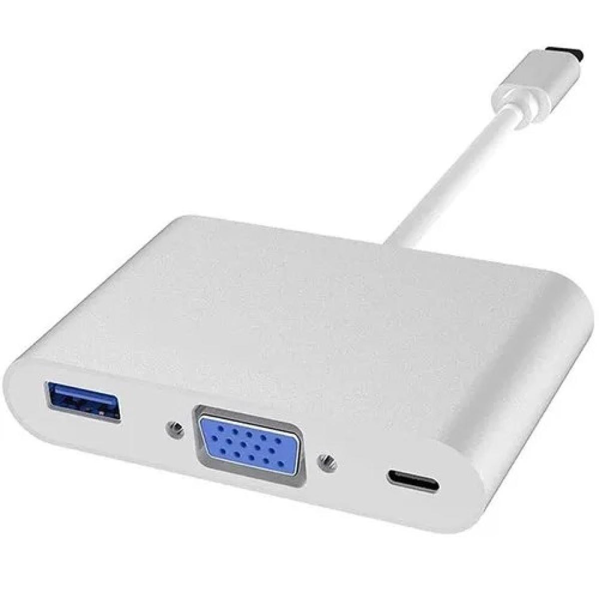 Convertor From USB-C Multiport Adapter  to [VGA, USB-C, USB-A 3.0]