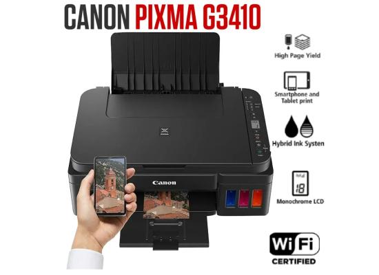 Canon PIXMA G3416 All-in-One Ink Tank Printer Print Copy Scan Wi-Fi