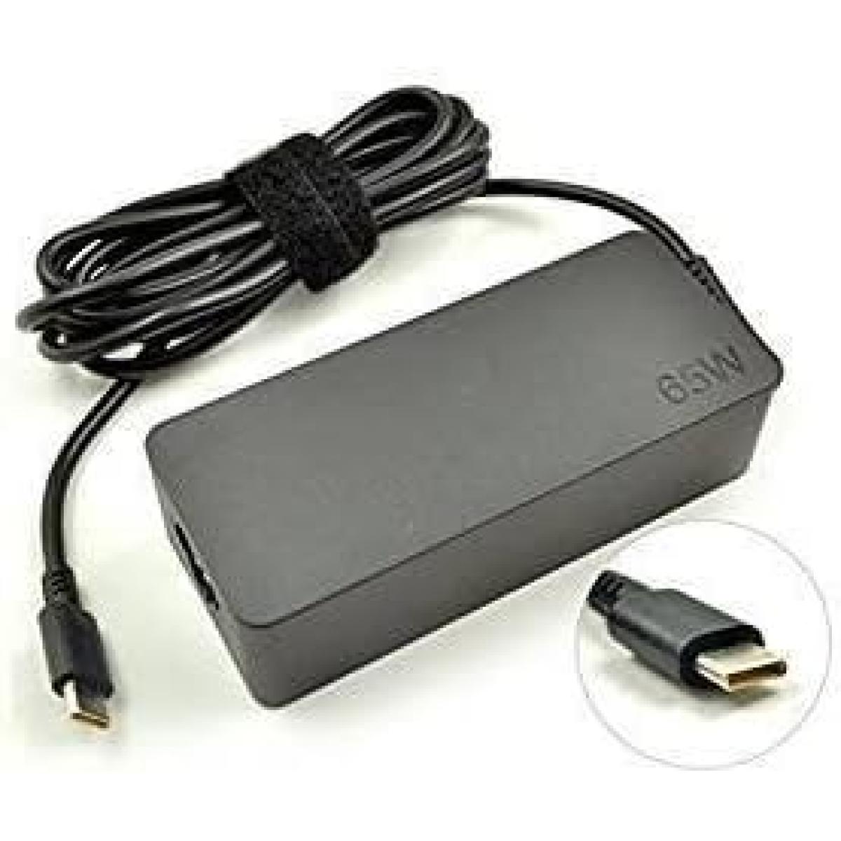 Lenovo Charger USB Type C (USB-C) AC Power Adapter 65Watt