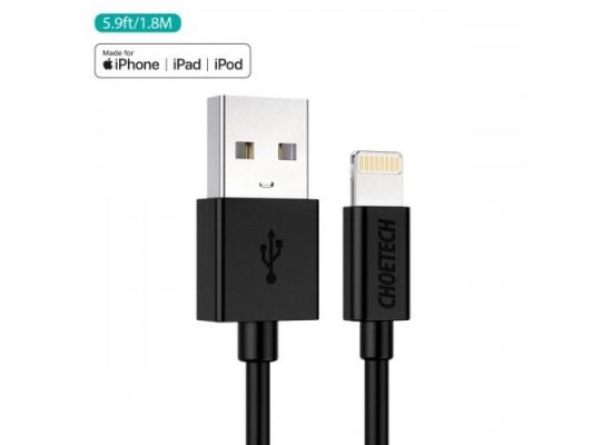 Choetech USB 2.0 to Lightning 1.8m (IP0027-BK) Black