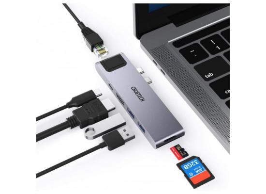 CHOETECH Type-C To Multi-Ports Convertor for MACBOOK PRO/Air ADAPTER, 7-IN-2 | HUB-M24