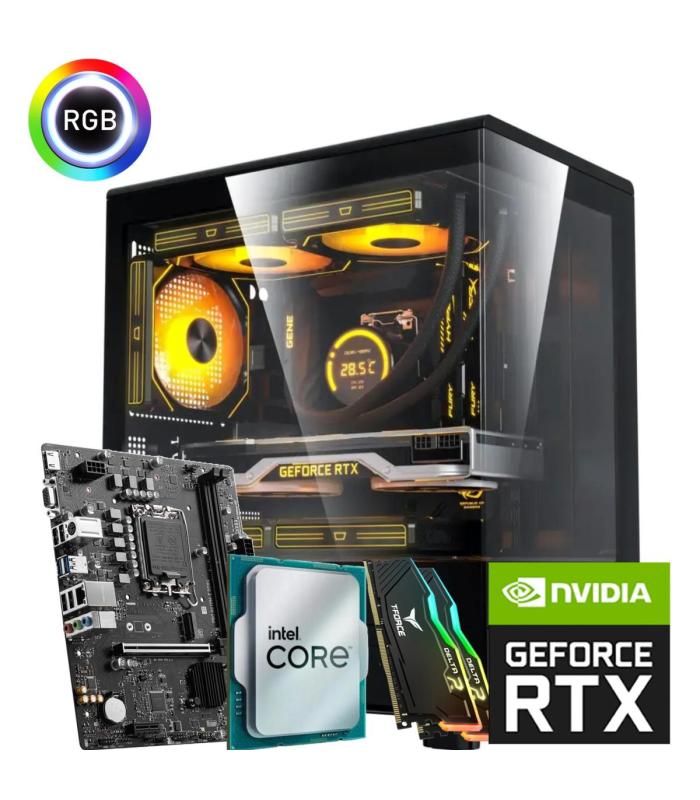 Gaming PC Build -  CORE i5 13400F | RTX 4060 8GB | 16GB RAM DDR4 | 500GB SSD M.2