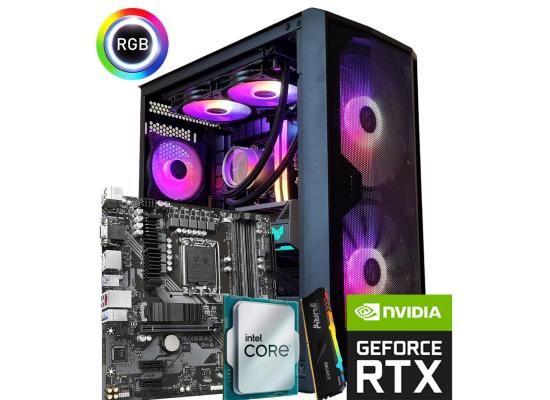 Gaming PC Build - INTEL CORE i7 13700F | RTX 4070 Super 12GB | 16GB RAM DDR4 | 1TB SSD M.2