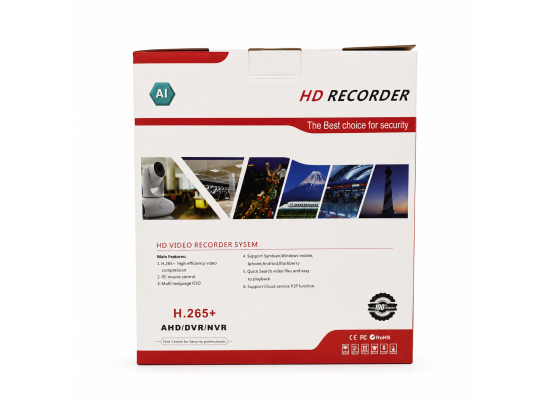 NVR 10CH TN-NVR-08VG 8MP H.265 Network Video Recorder | Tuya Smart NVR