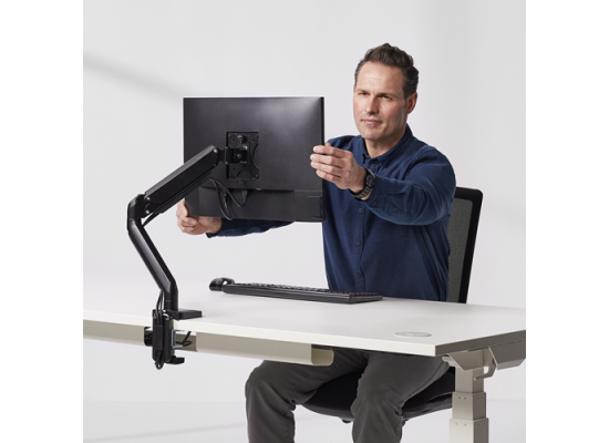 Fellowes Platinum Series Single Monitor Arm - Black