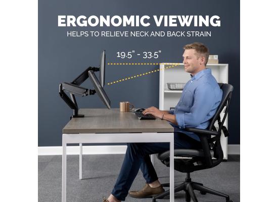 Fellowes Platinum Series Dual Monitor Arm