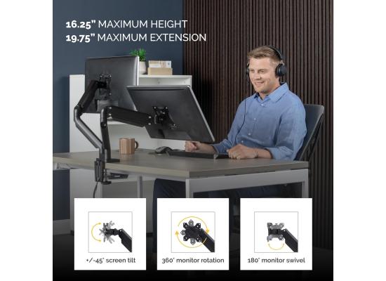 Fellowes Platinum Series Dual Monitor Arm