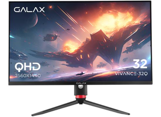 Galax Vivance-32Q 32'' 165HZ 1MS 2K IPS 100% SRGB HDR G-SYNC HDMI V2.1 Gaming Monitor W/Speaker