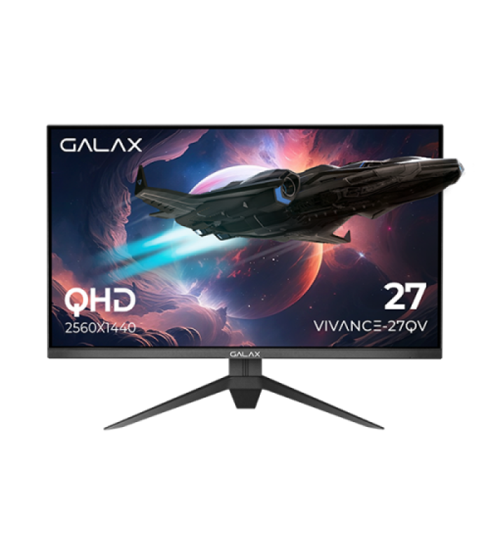 Galax Vivance-27QV 27'' 165HZ 1MS 2K Fast VA sRGB 100% G-SYNC HDMI 2.1 Gaming Monitor