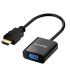 HAING HI-2003-HVAU High Quality HDMI to VGA with Audio Adapter