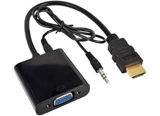 HAING High Quality HDMI to VGA with Audio Adapter