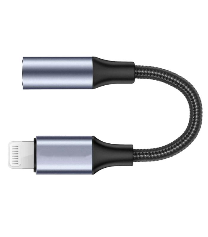 HAING HI-1064-LFC Lightning Male to 3.5mm Female Headphone Jack Adapter