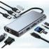 HAING HI-3023-TMA 11-in-1 USB-C Hub | 4K HDMI, VGA, RJ45 LAN, SD/TF Reader HAING HI-3023-TMA 11-in-1 USB-C Hub | 4K HDMI, VGA, RJ45 LAN, SD/TF Reader