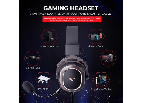 HAVIT GAMING HEADPHONE 3.5MM Jack SURROUND SOUND H2008D
