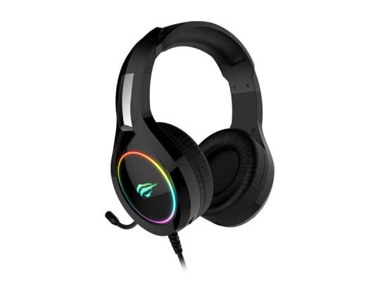 HAVIT H2232D GAMING HEADPHONE JACK-3.5MM COOL SAHPE RGB LIGHT