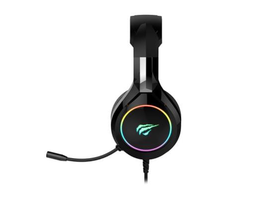 HAVIT H2232D GAMING HEADPHONE JACK-3.5MM COOL SAHPE RGB LIGHT