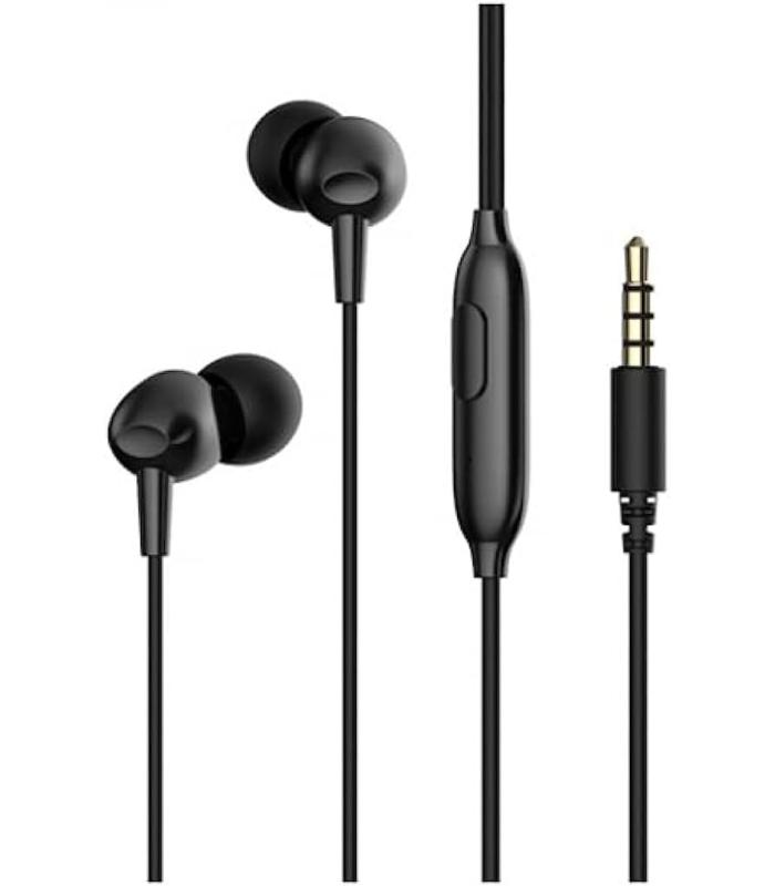 Havit High-end Dynamic In Ear Design E48p Earphone - Black, Wired