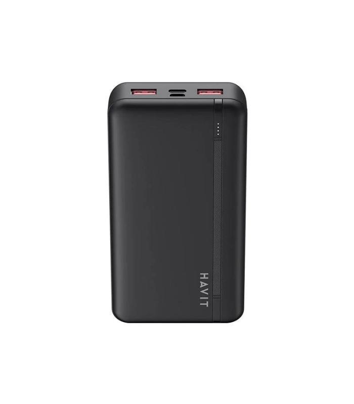HAVIT PB92 Smart Portable Power Bank – 20,000mAh (Black)