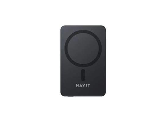 HAVIT PB5217 10,000mAh Magnetic Wireless Power Bank | Wireless Charging | PD20W | Black