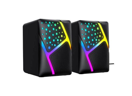 HAVIT SK763 2.0 RGB USB Black Speaker