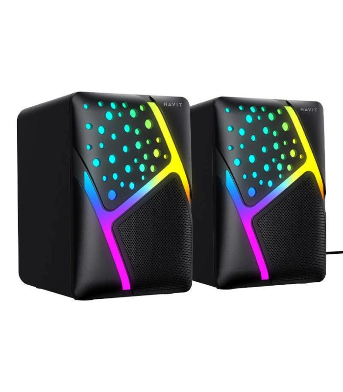 HAVIT SK763 2.0 RGB USB Black Speaker