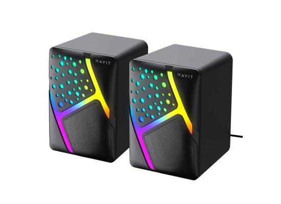 HAVIT SK763 2.0 RGB USB Black Speaker