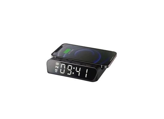 HAVIT W3031-BK 3-in-1 Wireless 15W Qi Charger with Alarm Clock – Black